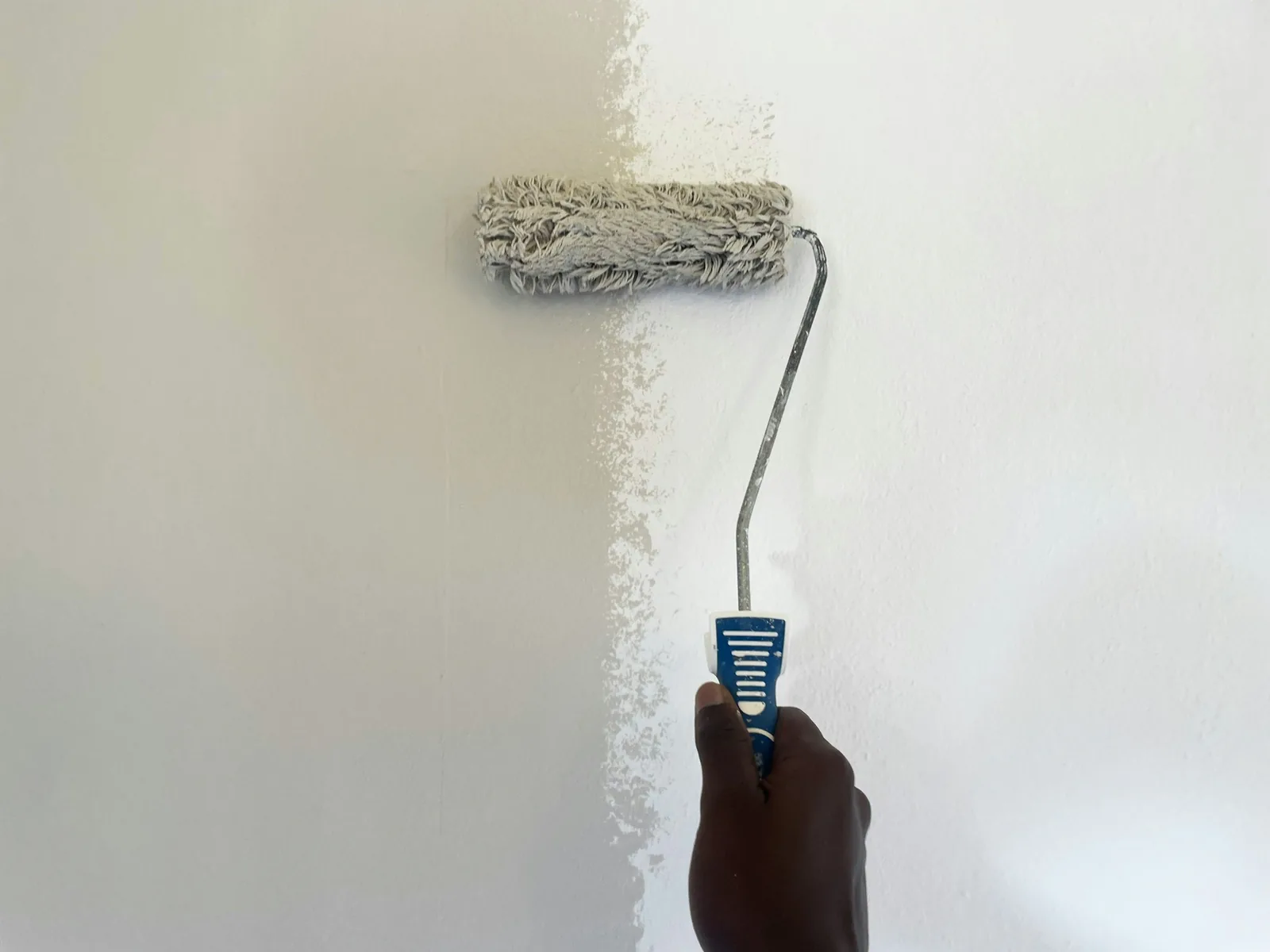 Tape pull on a fresh cut-in line